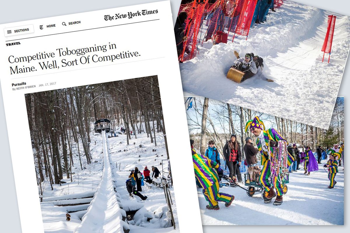 Ice needed for U.S. National Toboggan Championship in Camden, Maine