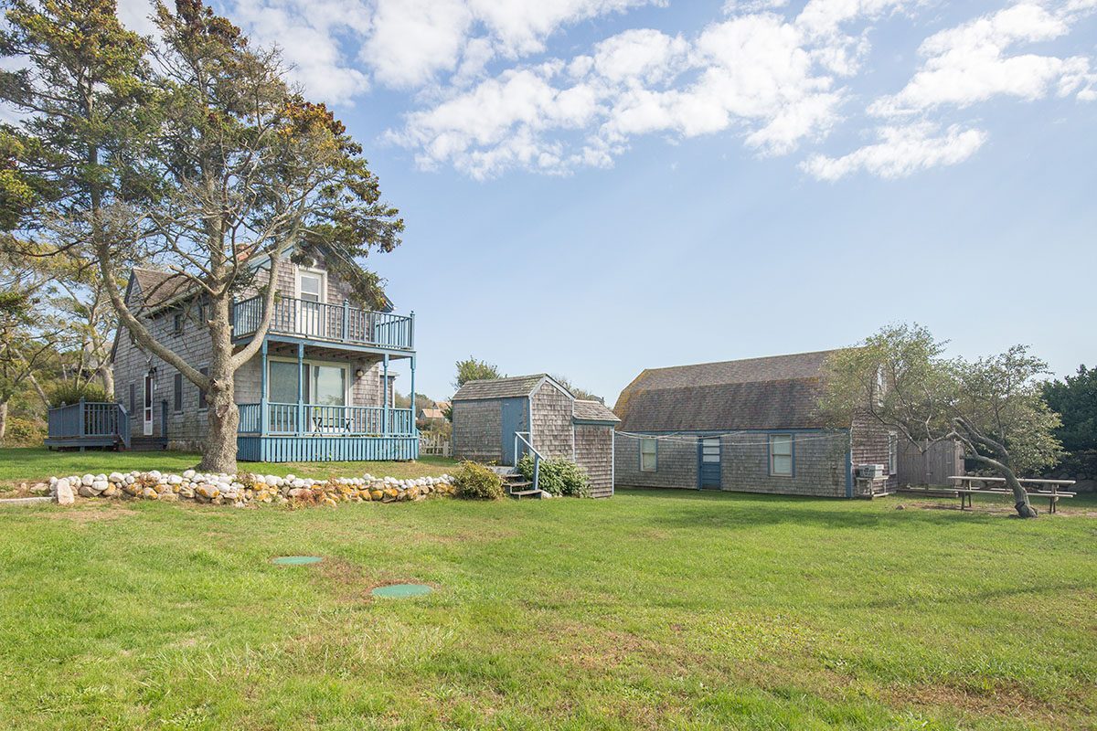 Outside farmhouse, Block Island, RI