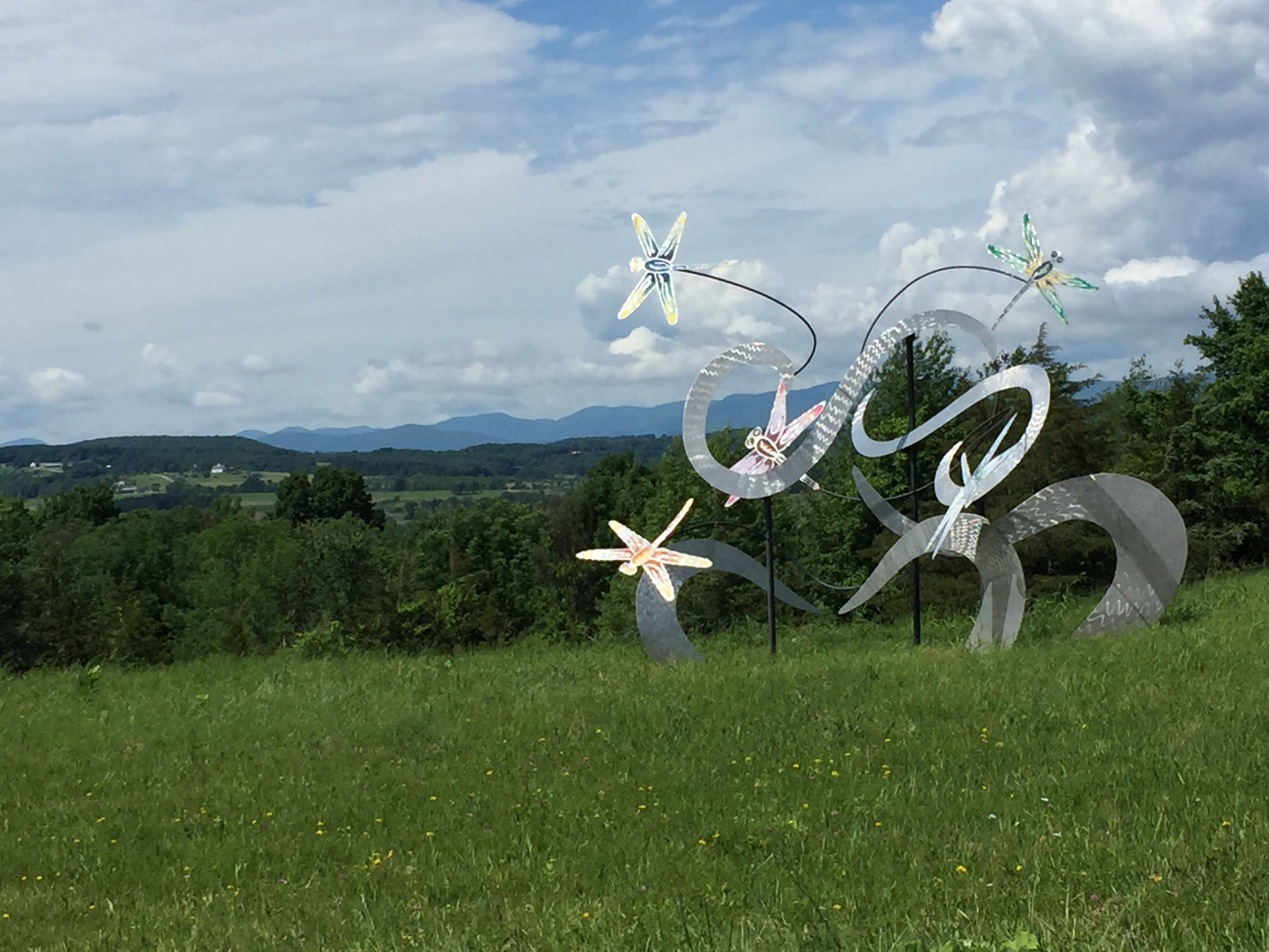 Garden Art: North Bingham St, Cornwall, VT