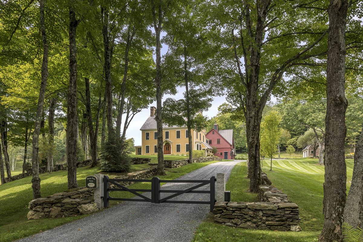 The Vermont vernacular farmhouse at Sheep Run Farm