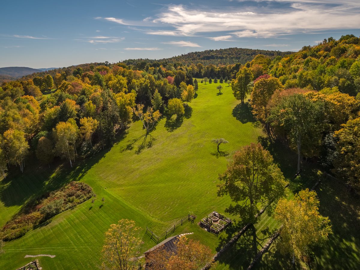 Sheep Run Farm, back meadow Sheep Run Farm near Woodstock, Vermont