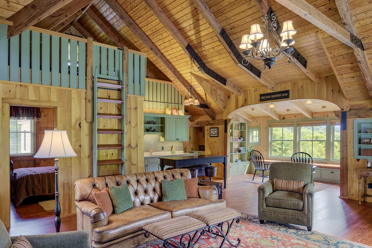 Carriage house Sheep Run Farm near Woodstock Vermont for sale by LandVest.com