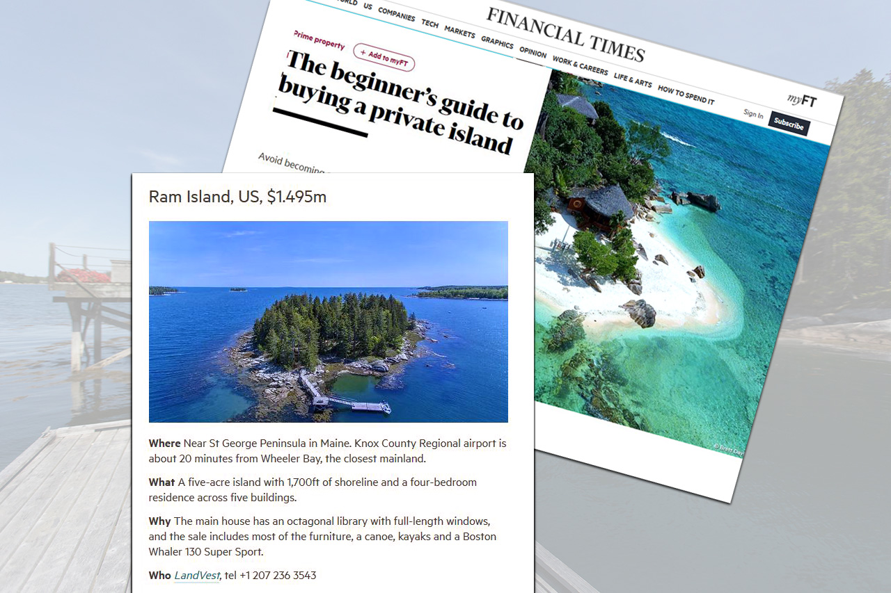 Ram Island. in Financial Times