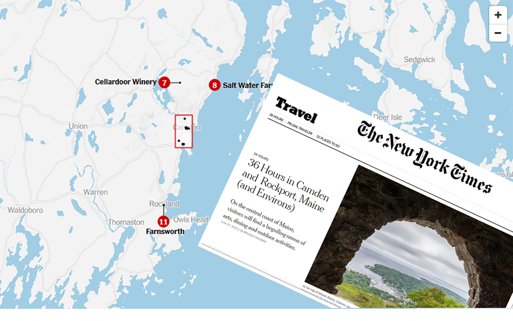 Camden and Rockport - in NYT