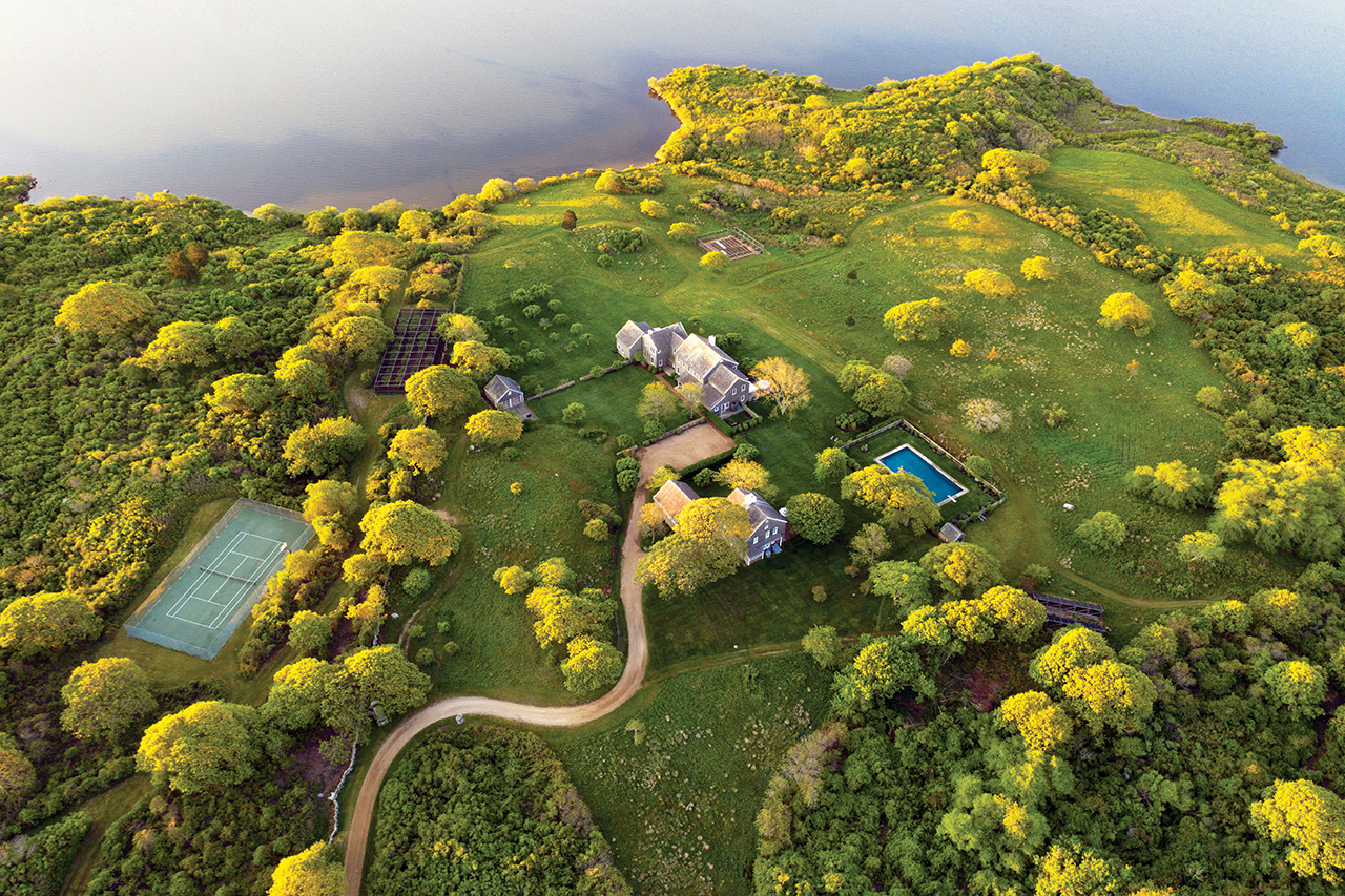 The Martha's Vineyard estate of Jacqueline Kennedy Onassis, presented by LandVest's Martha's Vineyard team.