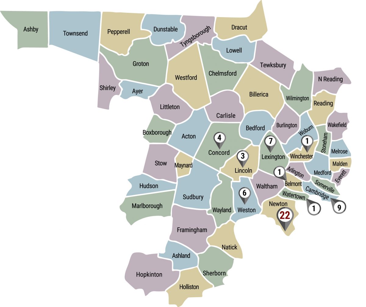 Middlesex Market Watch Map